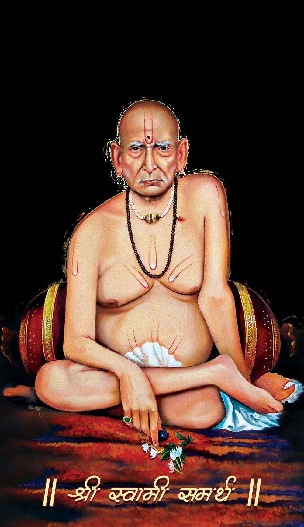 Saints and gurus artwork RELIG-44, shown in a lit GRID frame